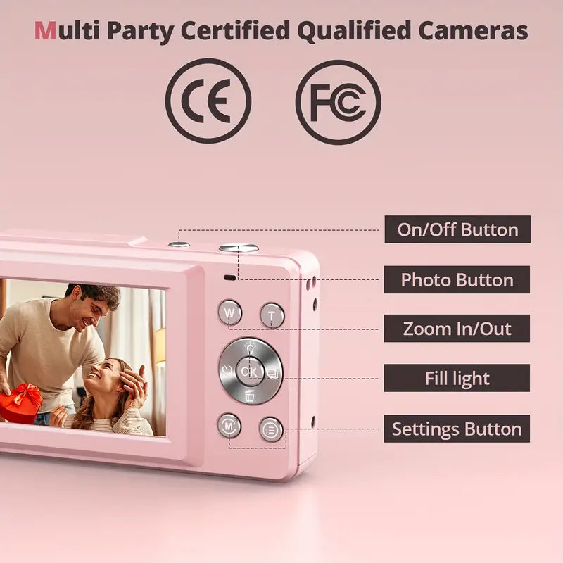 Moktan Sabai Vintage Digital Camera 1080P Retro Compact Camera