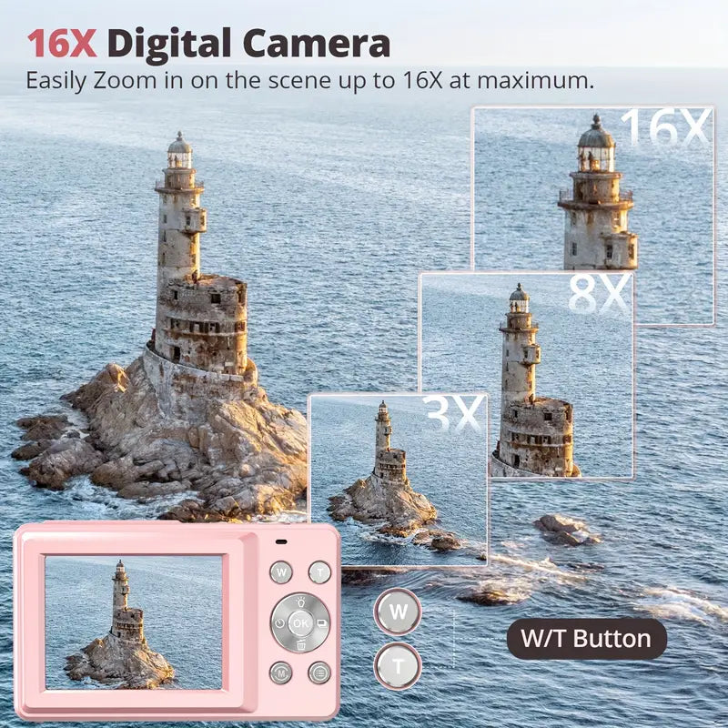 Moktan Sabai Vintage Digital Camera 1080P Retro Compact Camera