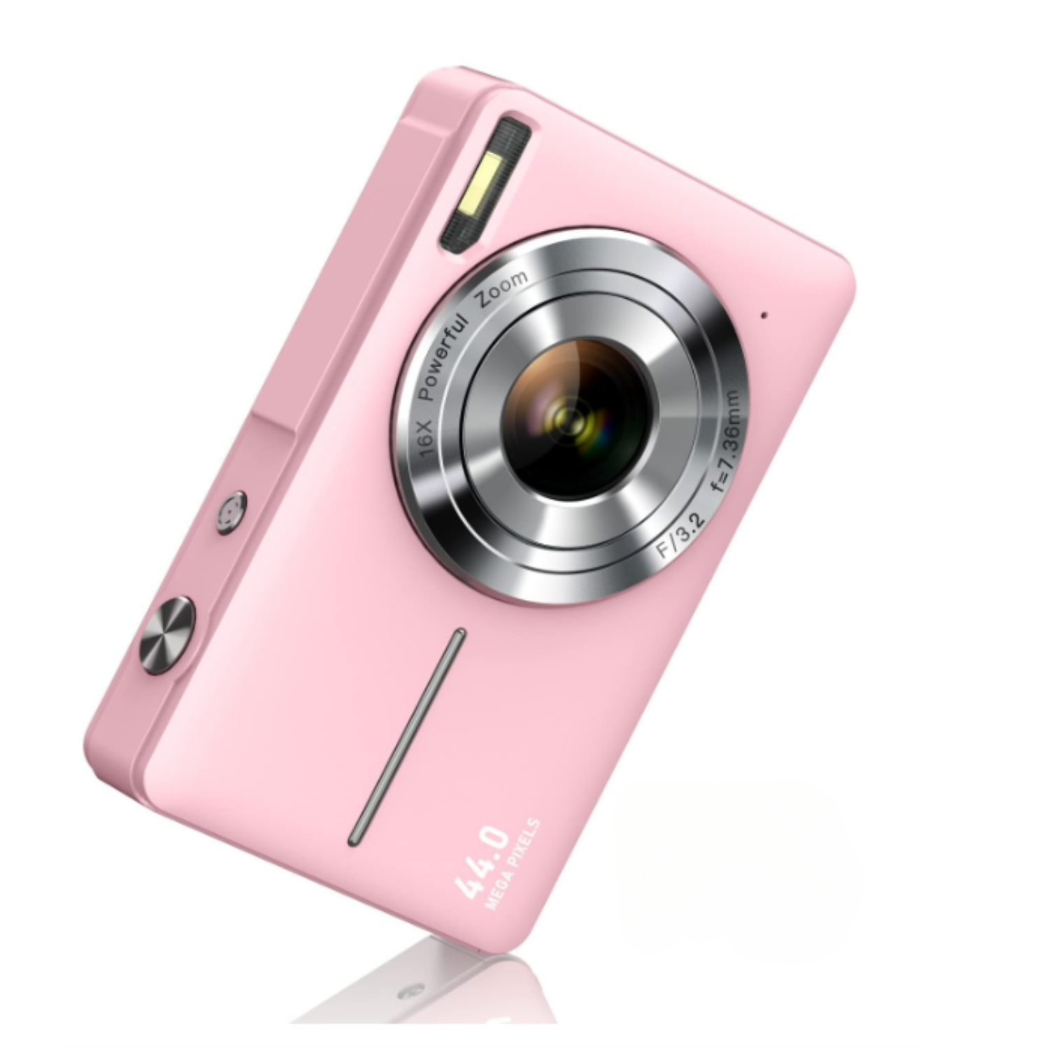Moktan Sabai Vintage Digital Camera 1080P Retro Compact Camera Pink 32 Go