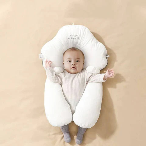 Moktan Sabai Baby Anti Flat Head Pillow Organic Cotton Infant Sleeping Support Cushion