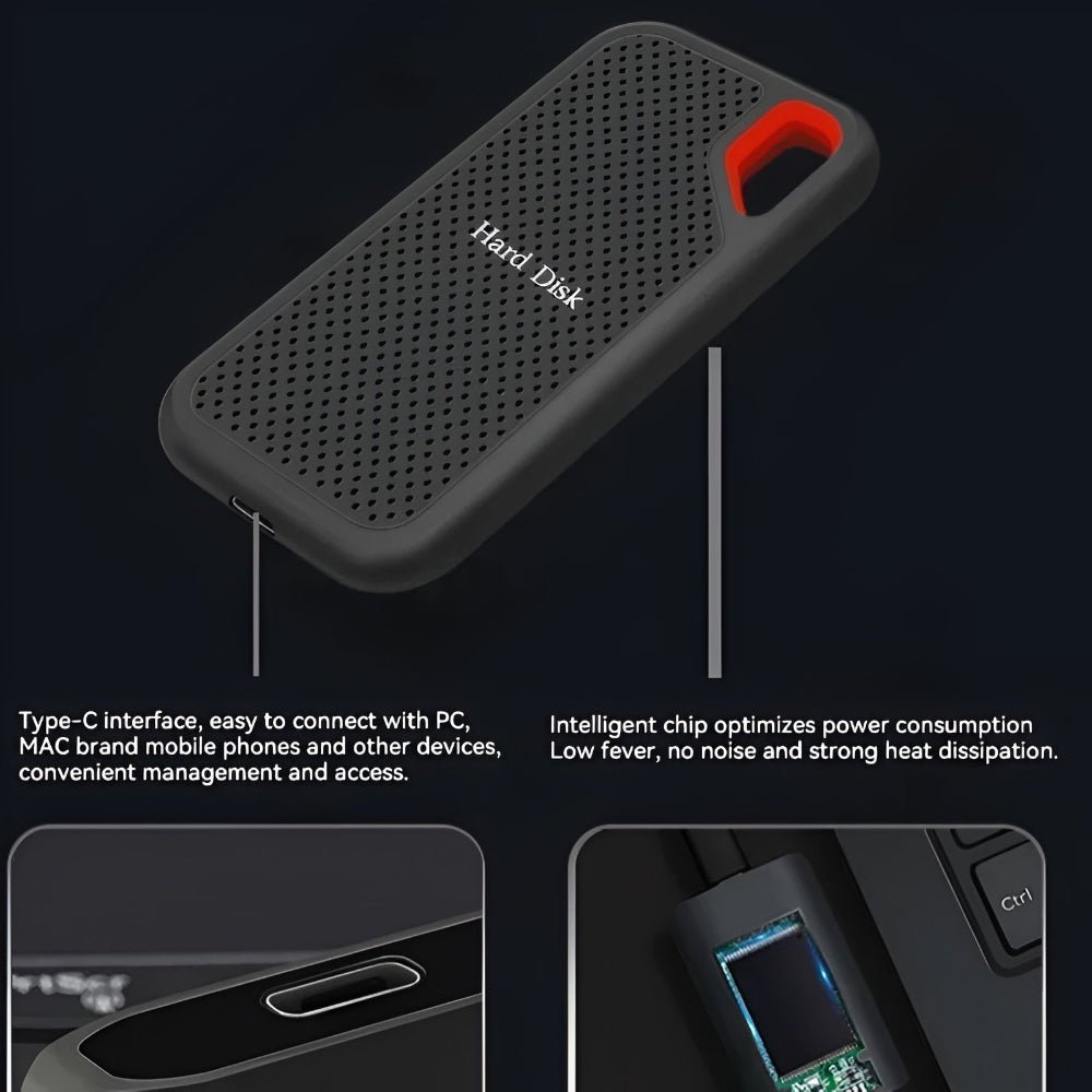 Moktan Sabai Portable External SSD 2TB USB-C Solid State Drive
