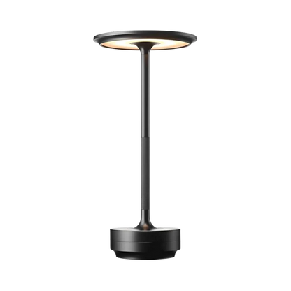 Modern Brass Cone LED Rechargeable Table Lamp Cordless USB-C