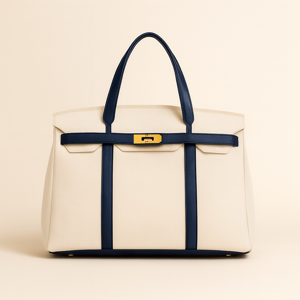 Moktan Sabai Canvas Tote Bag with Steel Accents