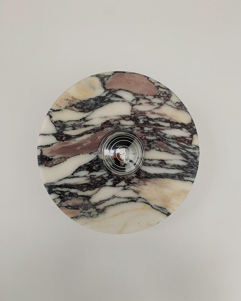 Moktan Sabai Calacatta Marble Wall Lamp LED 5W Warm Light Vintage Sconce 23cm Silver