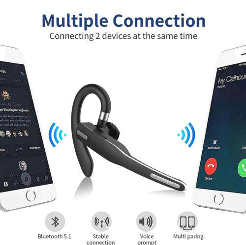 Moktan Sabai Bluetooth 5.1 Wireless Headset Noise Cancelling Hands Free Earphone