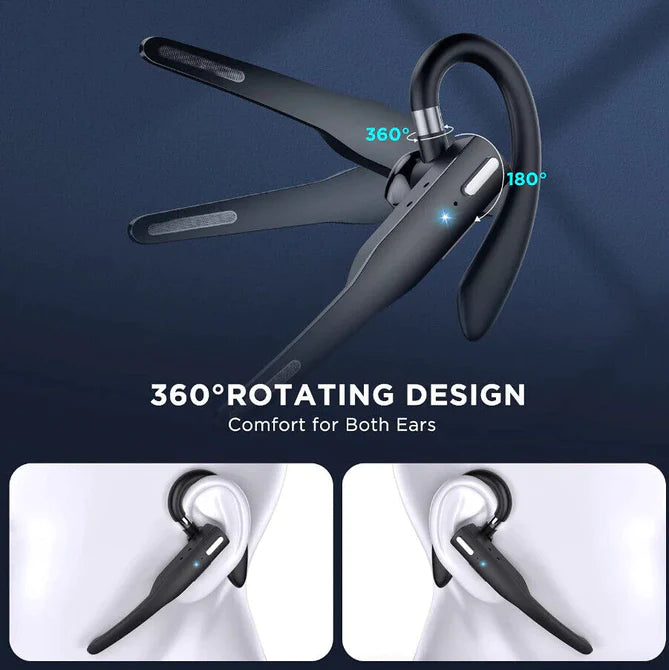 Moktan Sabai Bluetooth 5.1 Wireless Headset Noise Cancelling Hands Free Earphone