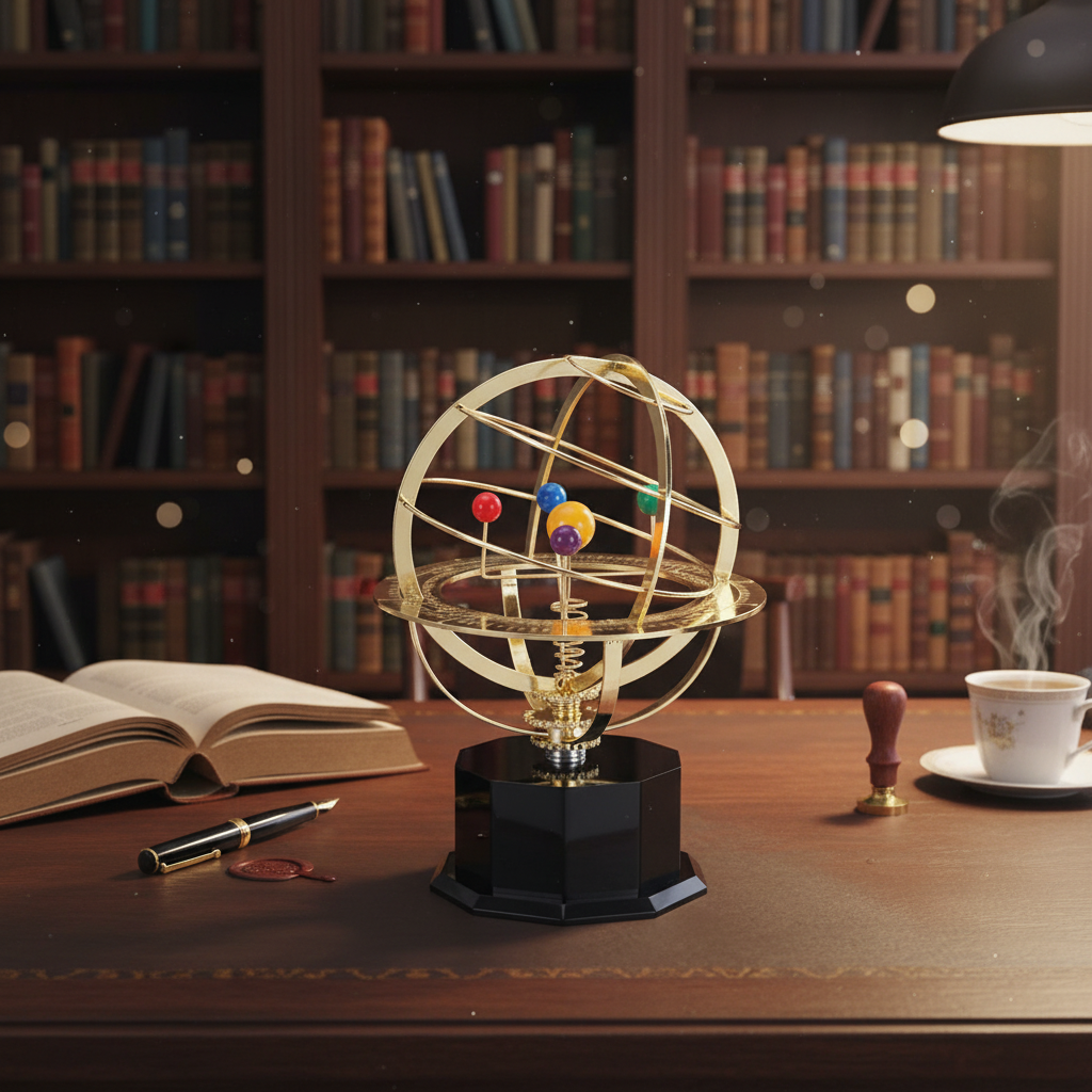 Moktan Sabai Solar System Orrery Model