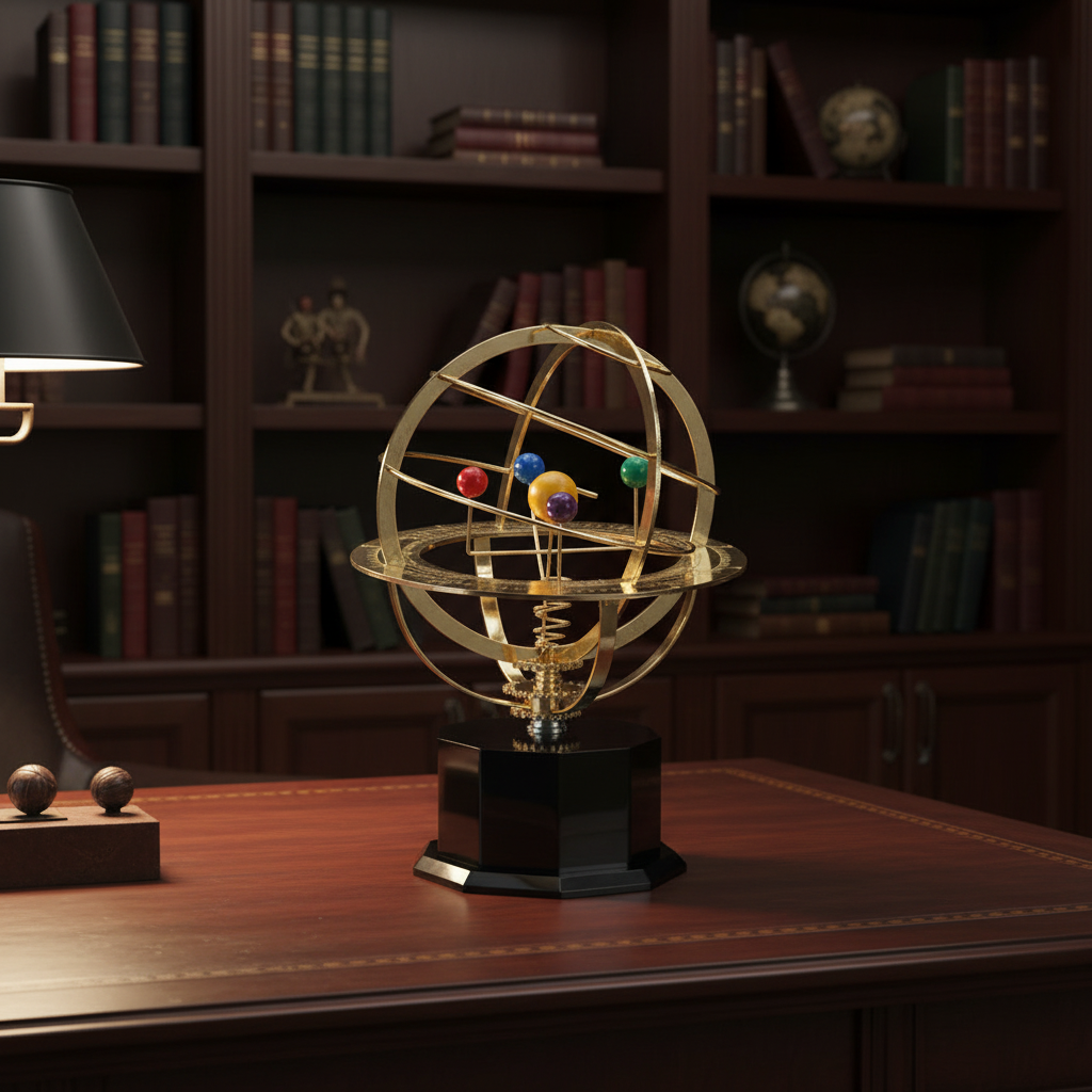 Moktan Sabai Solar System Orrery Model