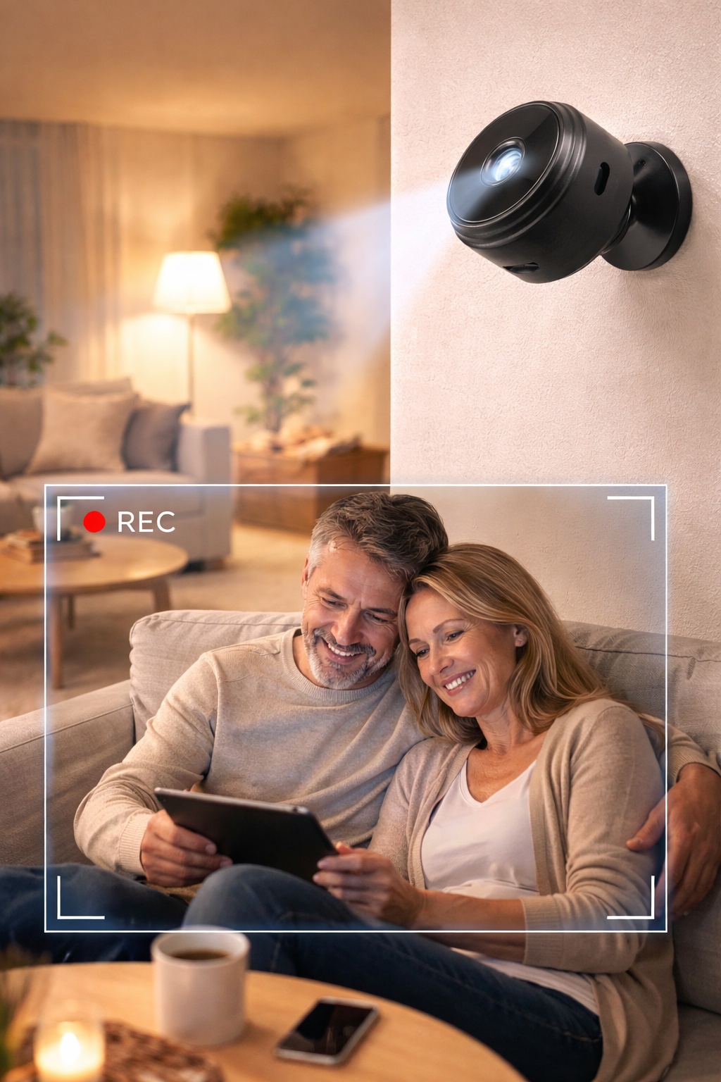 Moktan Sabai A9 HD WiFi Security Camera Smart Home Monitor Wireless Video Surveillance Cam