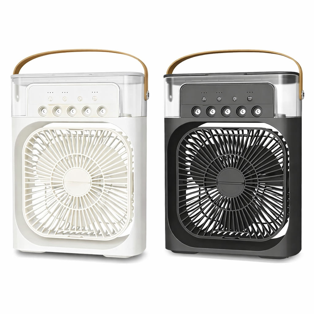 Moktan Sabai Compact Air Cooler | 3-in-1 Evaporative Cooler Fan with Adjustable Speeds | USB Powered for Personal Comfort