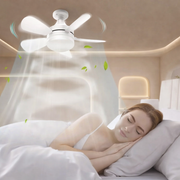 Moktan Sabai Ceiling Fan Light | Flush Mount Ceiling Fan with Remote Control & Dimmable Brightness | Versatile Lighting for Comfort