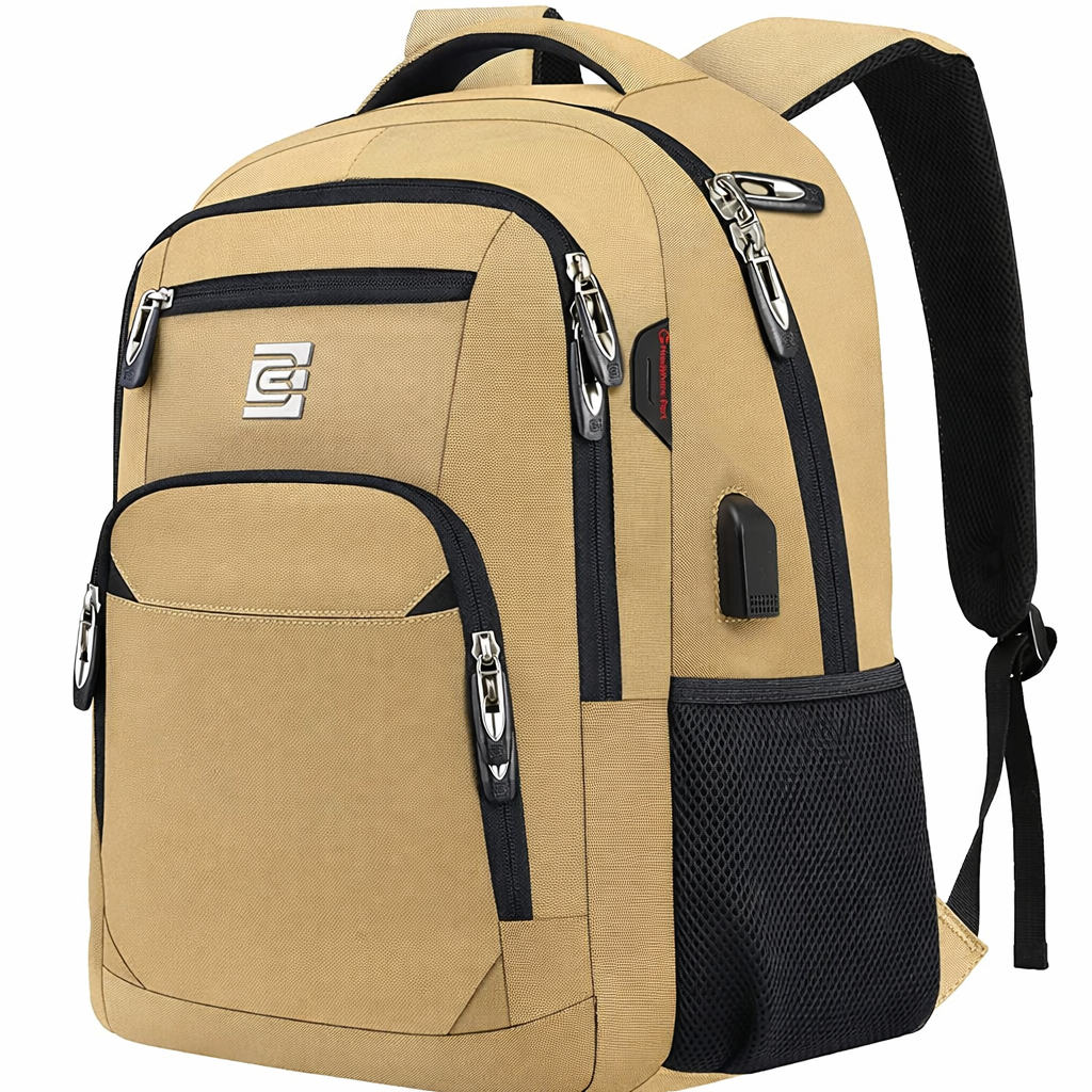 Moktan Sabai Slim Anti Theft Laptop Backpack 15.6 Inch USB Charging Travel Bag