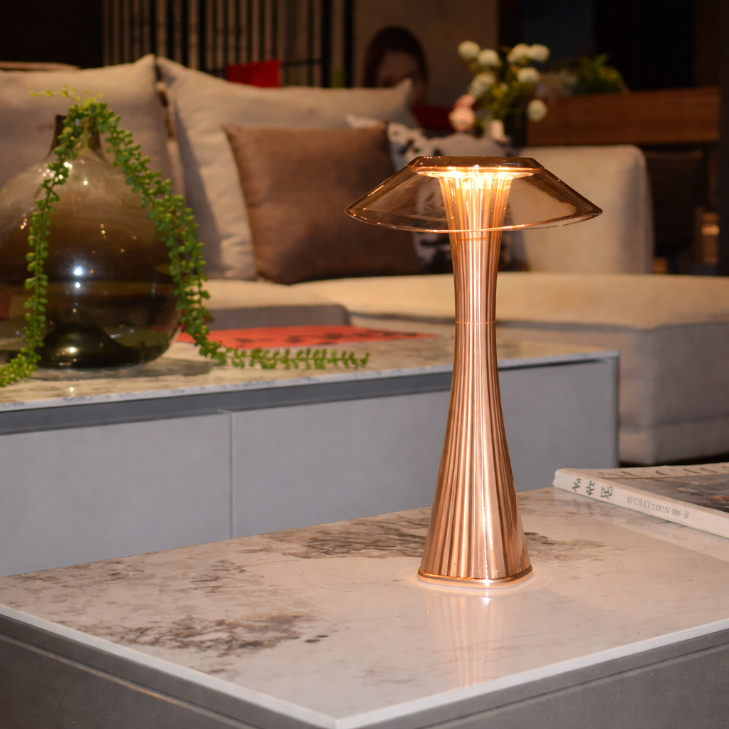 Moktan Sabai Touch Dimmable Wireless Table Lamp USB Rechargeable Bedside Ambient Light