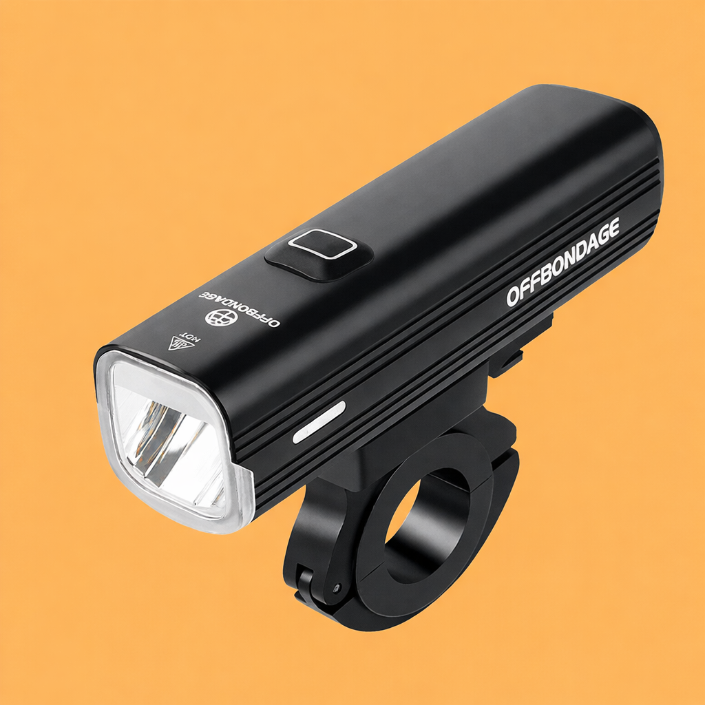 Moktan Sabai OFFBONDAGE 1000Lumen Bike Headlight USB Rechargeable MTB Road Bicycle Flashlight White