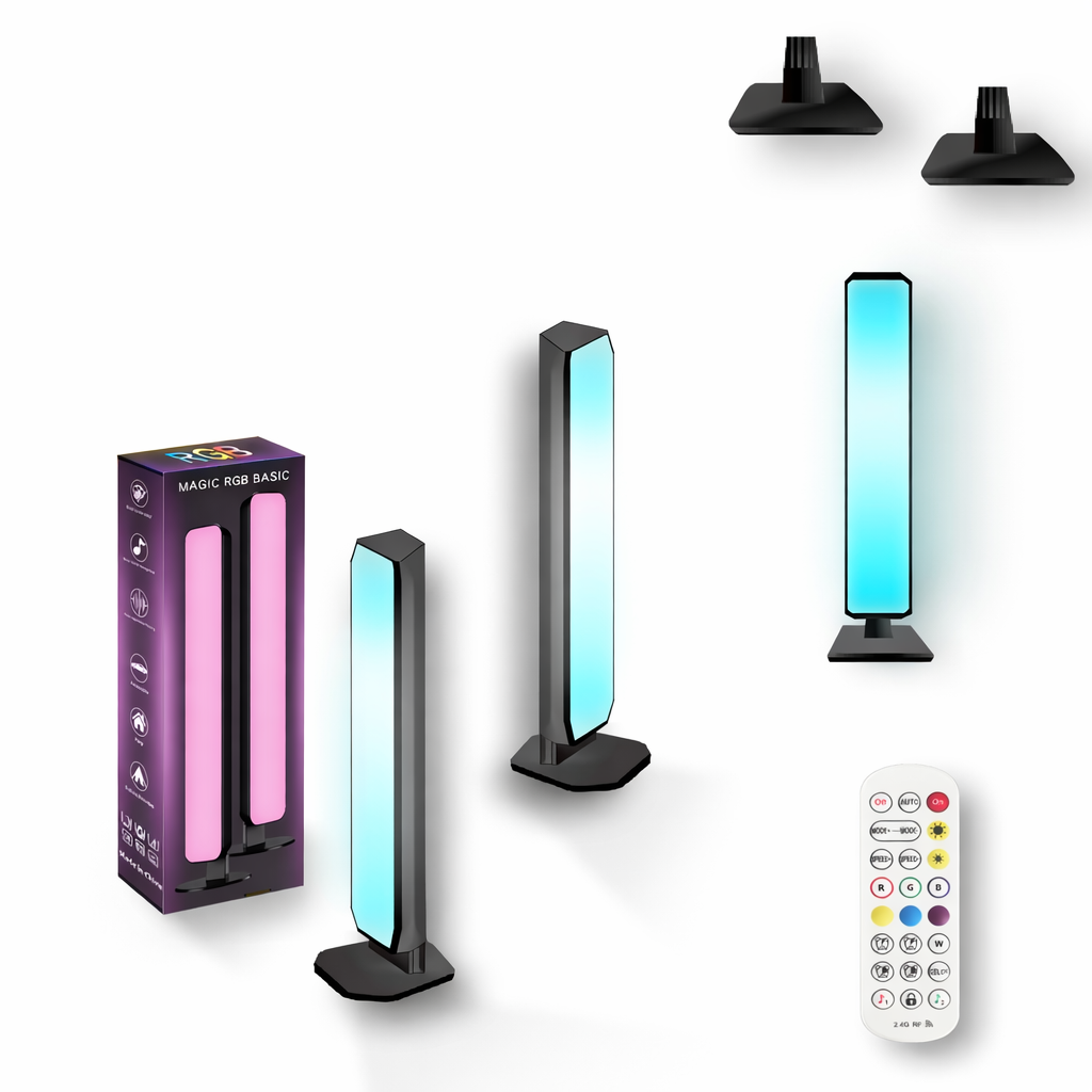 Moktan Sabai Smart RGB Atmosphere Light App Control Music Sync Lamp for Car TV Gaming Desk WiFi version