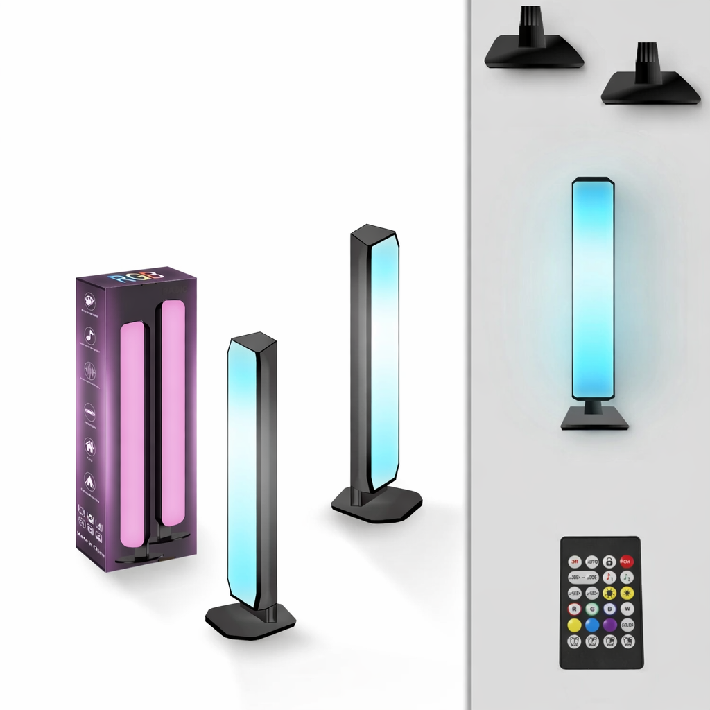 Moktan Sabai Smart RGB Atmosphere Light App Control Music Sync Lamp for Car TV Gaming Desk Bluetooth version