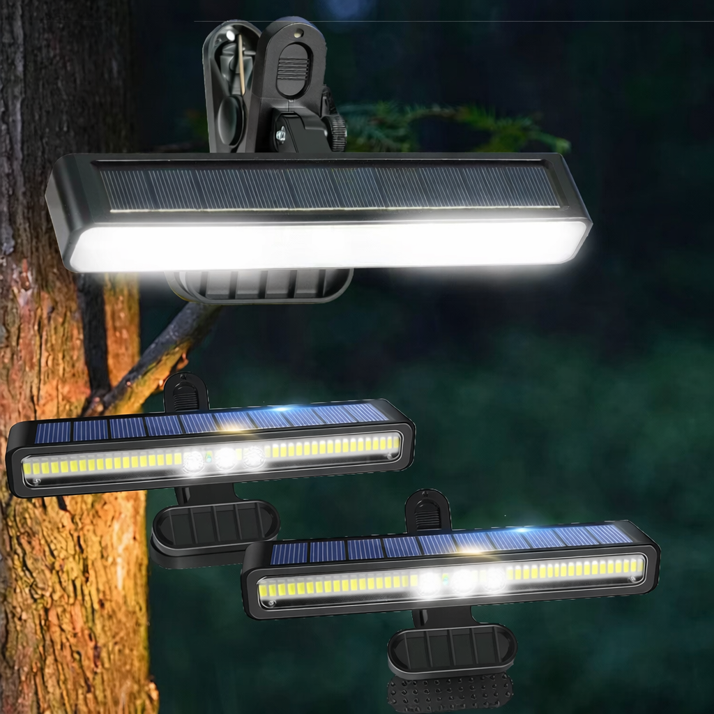 Clip-On Solar Motion Lights Outdoor 36 LED Waterproof Security Solar Fence Lamp