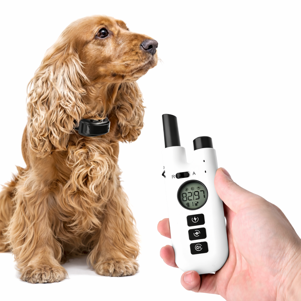 Moktan Sabai Dog Training Collar 800M Remote Waterproof Rechargeable No Bark Control Collar 2in1