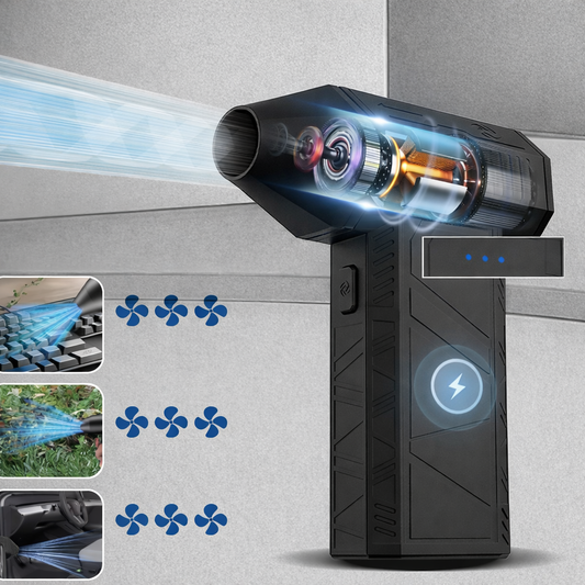 110000RPM Electric Air Duster Cordless Compressed Air Blower Mini Turbo Cleaner