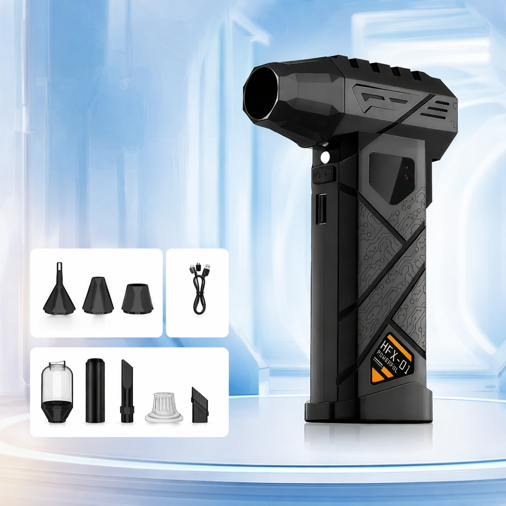 Moktan Sabai Wireless Air Blower – HFX-01 Turbo Compressed Duster with Strong Airflow & Power Bank Blowing Suction