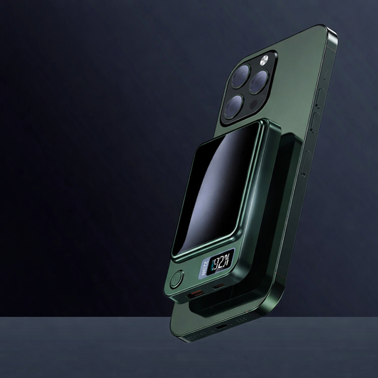 100000mAh Magnetic Wireless Power Bank 22.5W Fast Charging for iPhone & Samsung