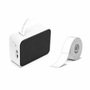 Moktan Sabai Mini Portable Thermal Label Printer Wireless Bluetooth Sticker Tag Maker P15 P15 Pure White