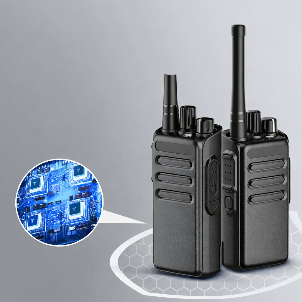 Moktan Sabai Mini Walkie Talkie Long Range Two Way Radio UHF Portable Handheld Radios 2PCS