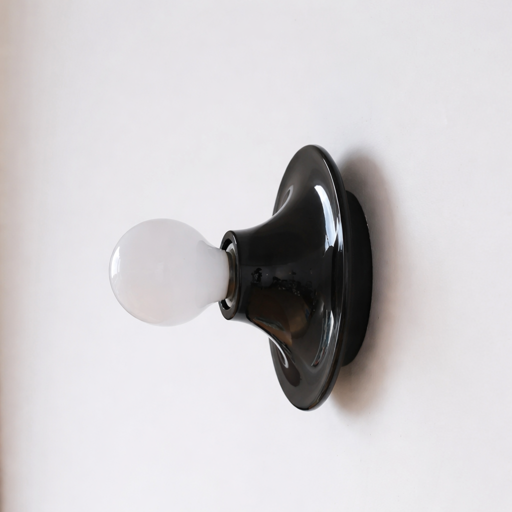 Moktan Sabai Vintage Retro Wall Sconce Corridor Balcony Bedside Decorative Ceiling Light Black Warm White (2700-3500K)