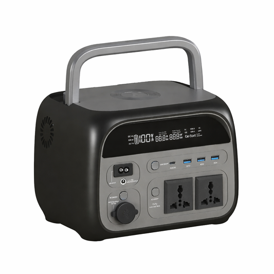 2400W Portable Power Station 1024Wh LiFePO4 Battery Solar Generator Emergency Use