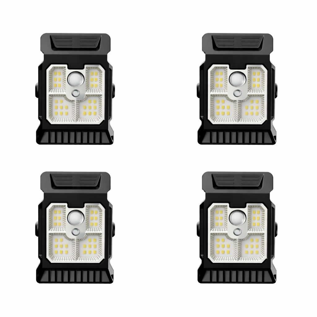 Moktan Sabai Solar Motion Sensor Garden Light | Outdoor Clip On LED Courtyard Lawn Lamp black