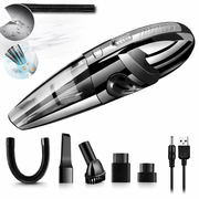Moktan Sabai 12000Pa Cordless Handheld Vacuum Cleaner Wet Dry USB Rechargeable for Car black US United States