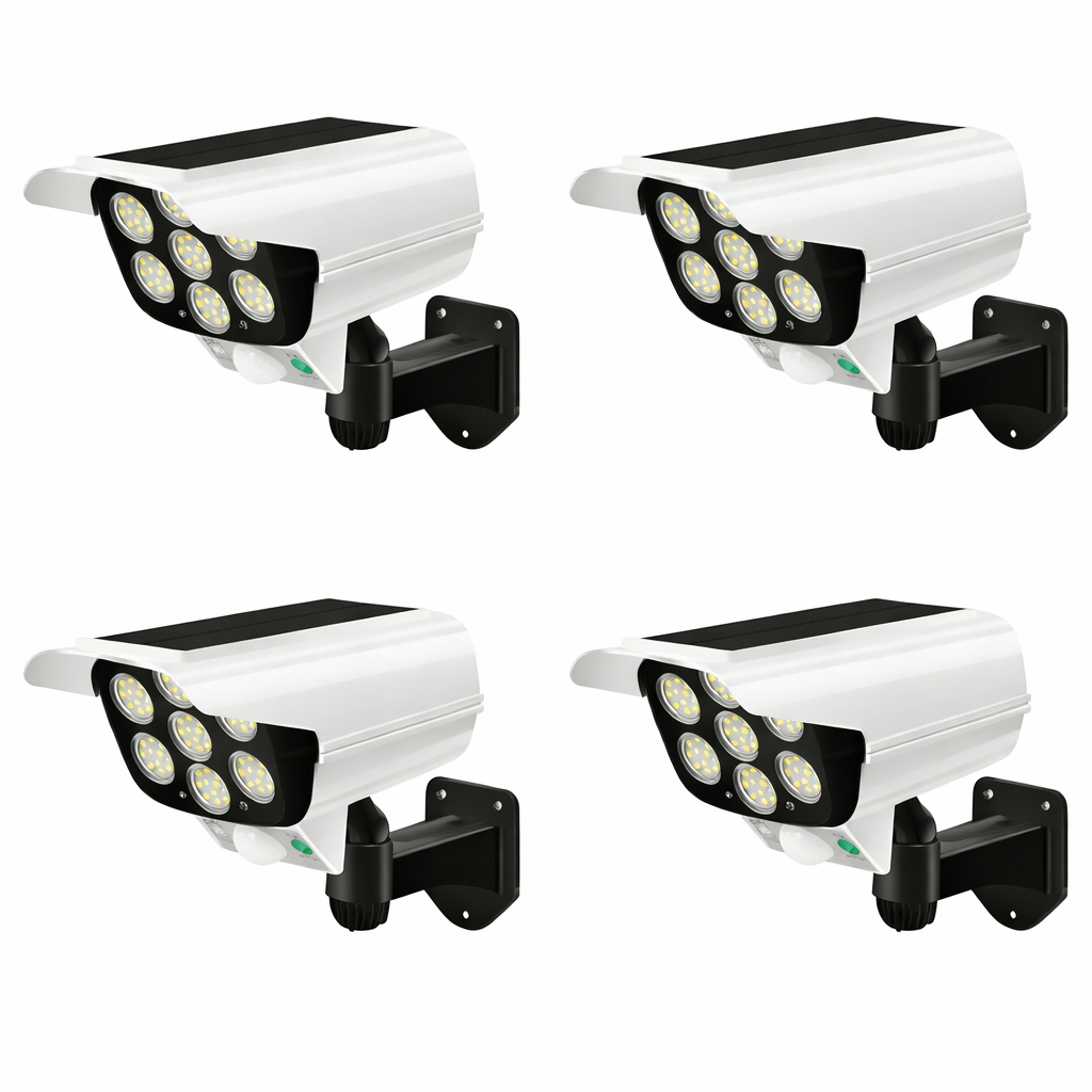 2000LM Solar Motion Sensor Outdoor LED Security Floodlight Wireless 77LED Light