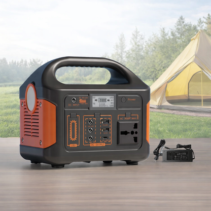 500W Portable Power Station Solar Generator LiFePO4 Battery UPS for Camping Home
