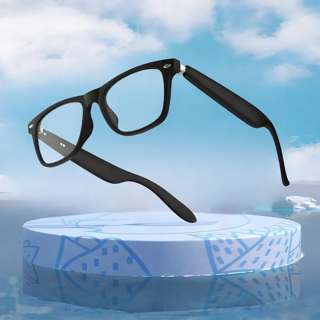 Moktan Sabai AI Smart Glasses Bluetooth Translation Sunglasses Call Headphones UV Protection B-WH