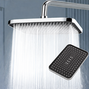 Moktan Sabai 14" High Pressure Rain Shower Head Top Spray 360° Swivel Water Saving Flow
