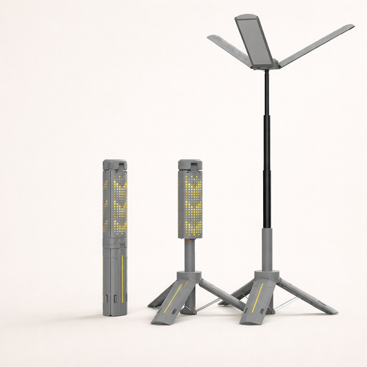 1000LM Rechargeable Camping Lantern Retractable Work Light Hiking Emergency