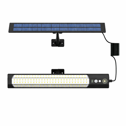 Solar Motion Sensor LED Wall Light Waterproof Outdoor Security Yard Fence Lamp