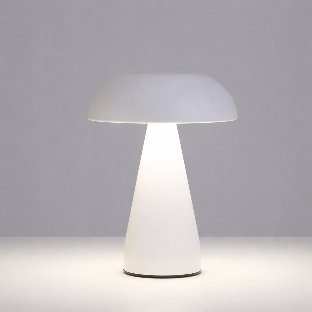 Moktan Sabai Rechargeable LED Mushroom Table Lamp Touch Sensor Bedside Night Light Decor