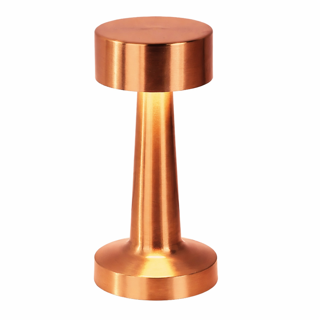 Moktan Sabai Rechargeable LED Touch Table Lamp USB Desk Light for Bedroom Bar Mood Lighting Bronze