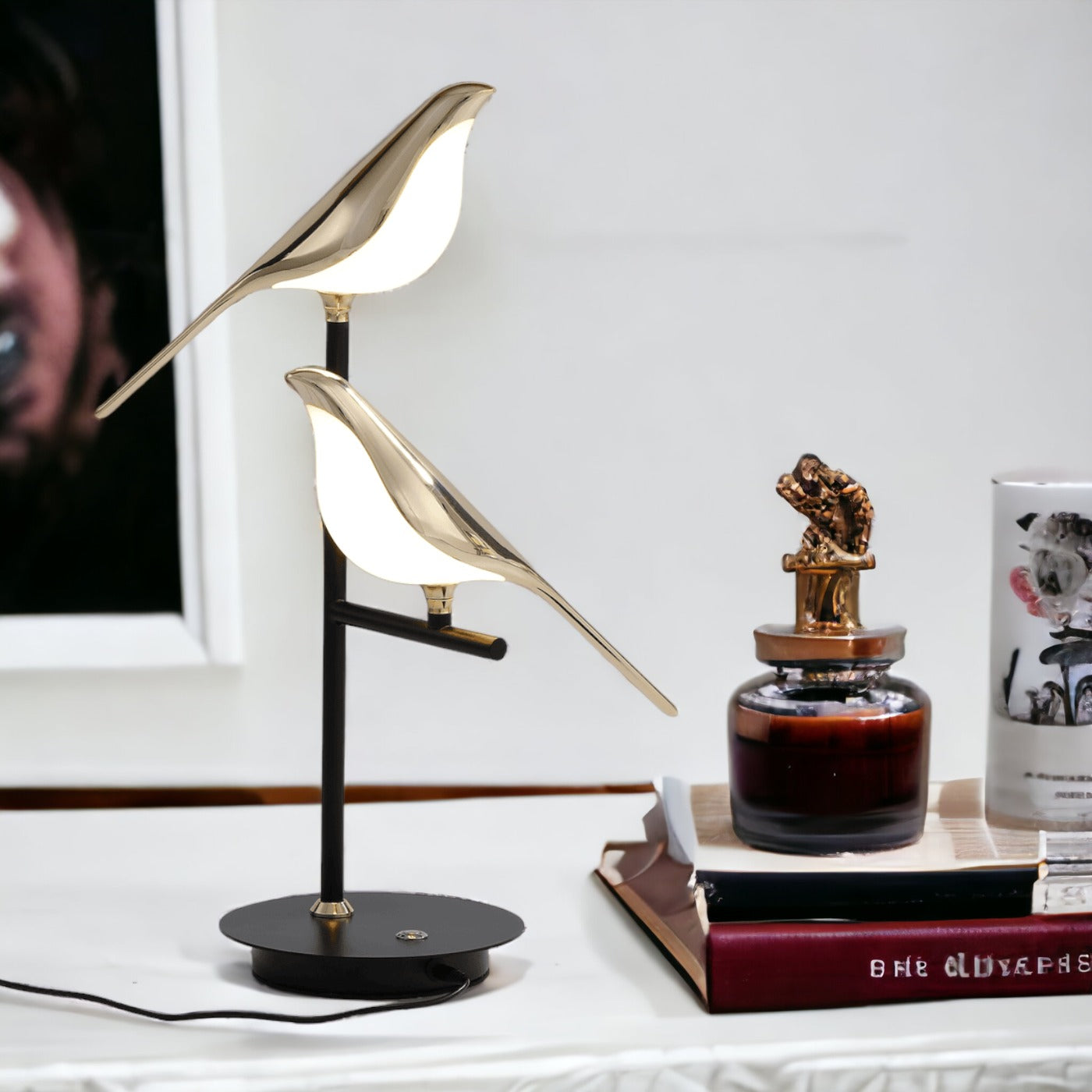 Moktan Sabai Bird Wall Sconce LED Nordic Gold Modern Wall Light Fixture