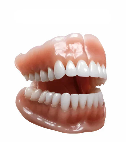 Moktan Sabai LumaDent Custom Full Dentures – Natural Fit Ivory & White Teeth Set