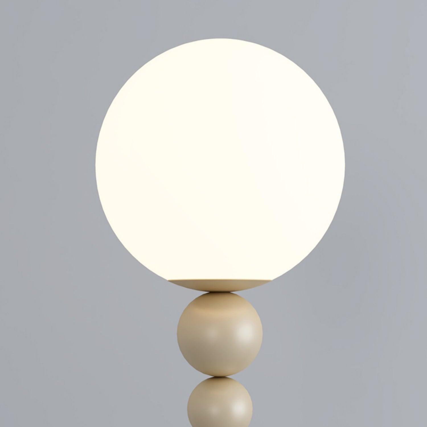 Moktan Sabai Clavel Modern Floor Lamp – Metal & Glass Elegant Standing Light