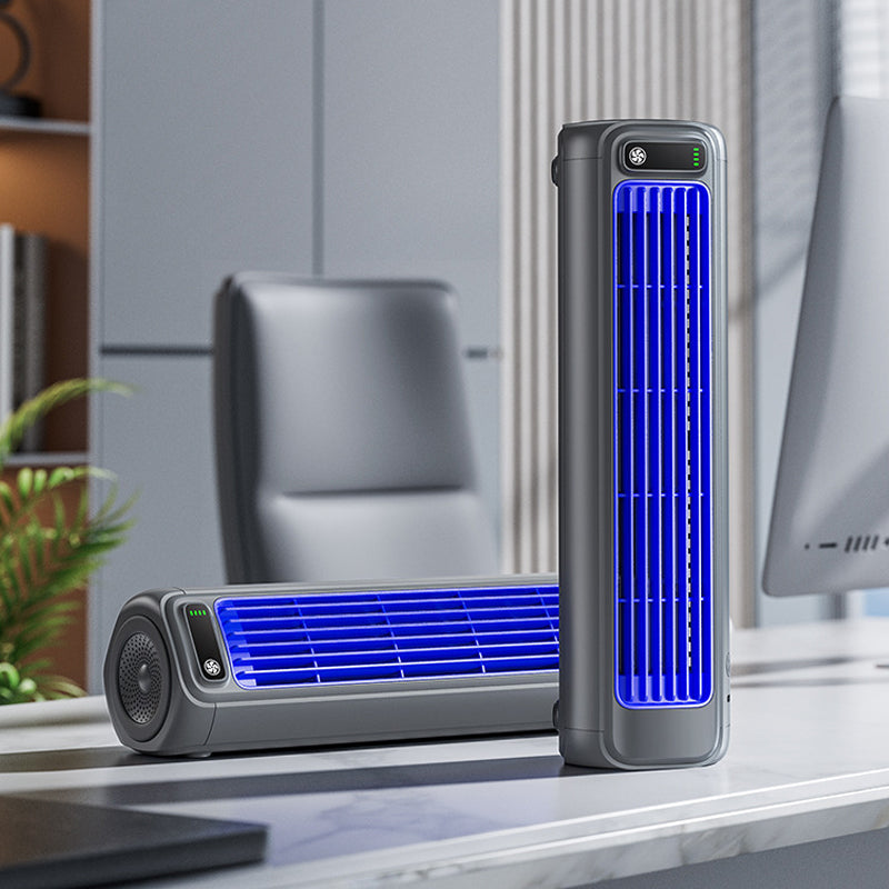 Moktan Sabai Portable Air Conditioner Fan Rechargeable Wall Mount Cooling Fan 2000mAh