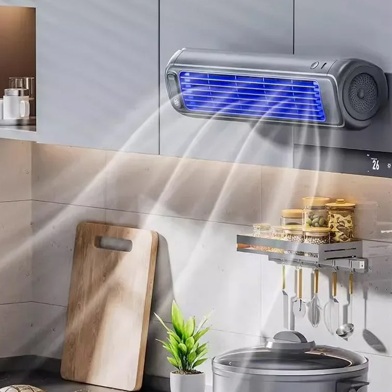 Moktan Sabai Portable Air Conditioner Fan Rechargeable Wall Mount Cooling Fan 2000mAh