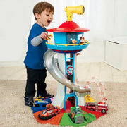 Moktan Sabai Kids Car Ramp Toy Set with Slide Tower & Race Track Playset Default