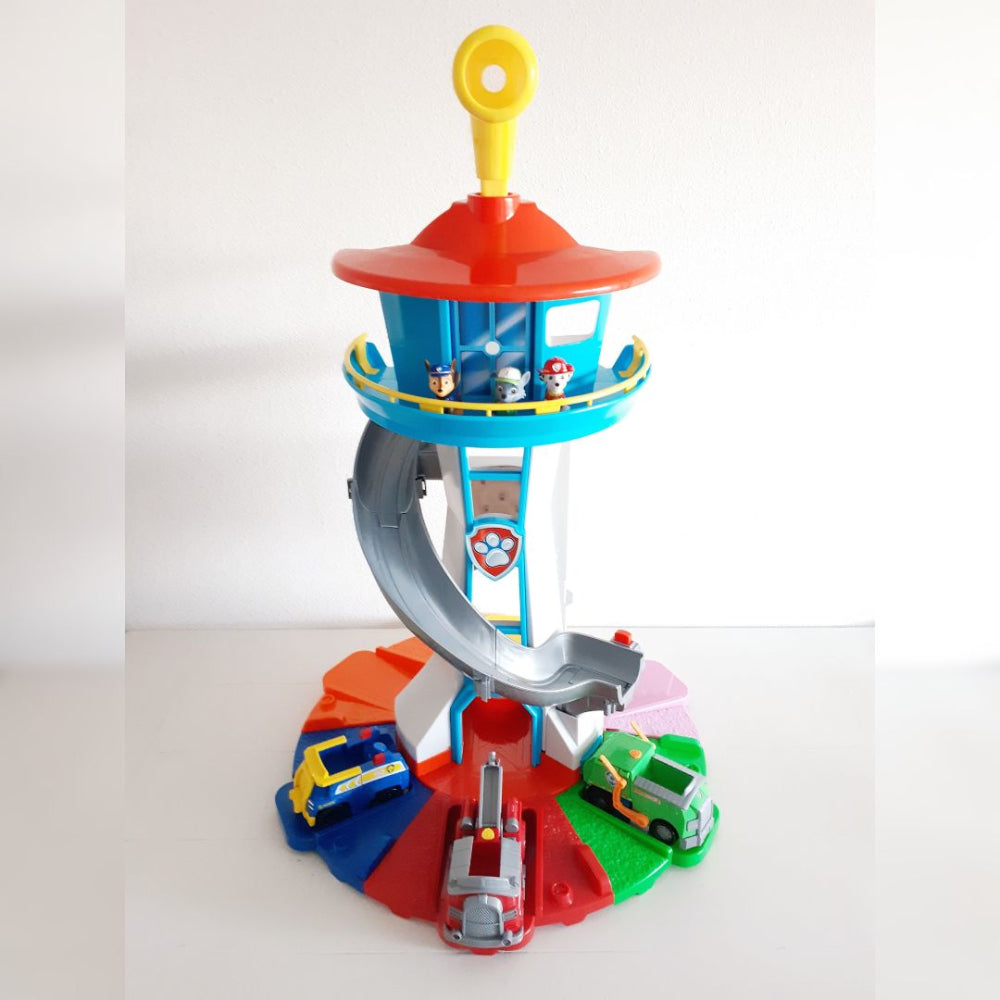 Moktan Sabai Kids Car Ramp Toy Set with Slide Tower & Race Track Playset