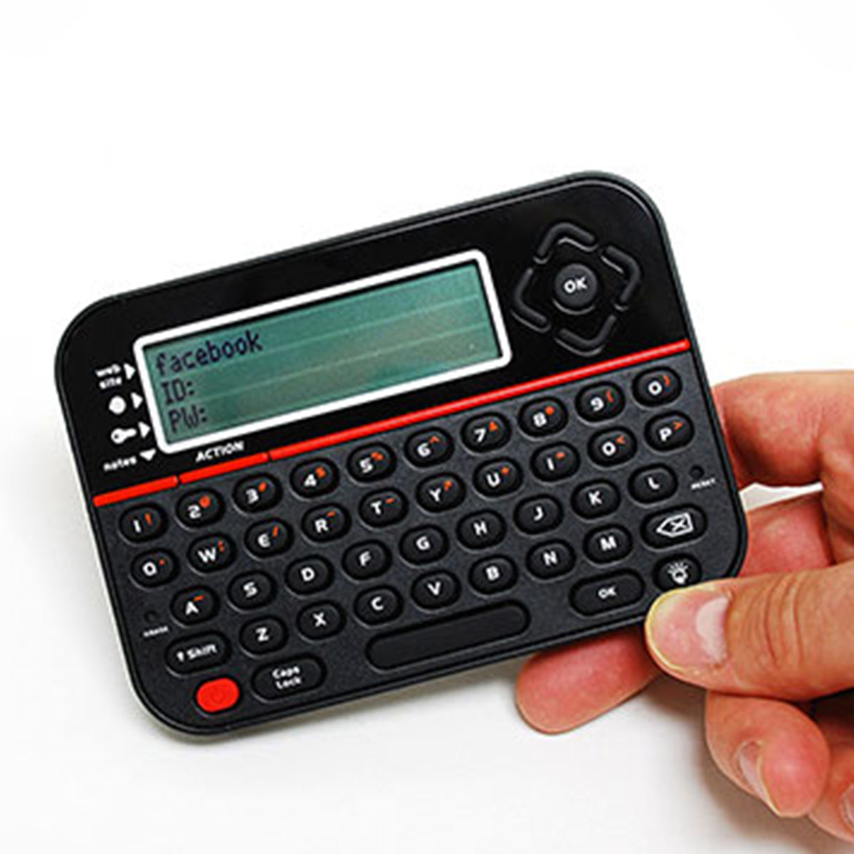 Moktan Sabai Compact Password Manager Vault for Secure Storage of 400 User IDs and Passwords with PIN Access