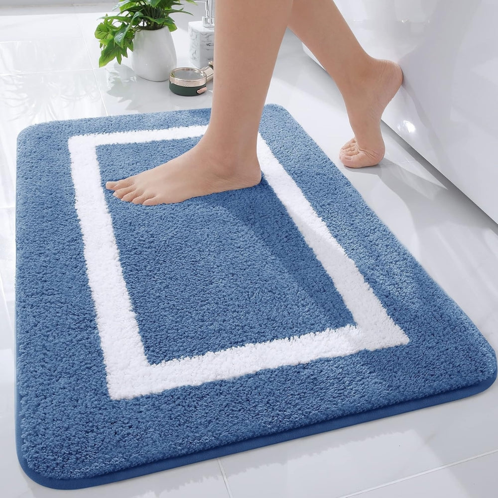 Moktan Sabai Anti-Slip Microfiber Bath Mat Soft Quick Dry Bathroom Rug