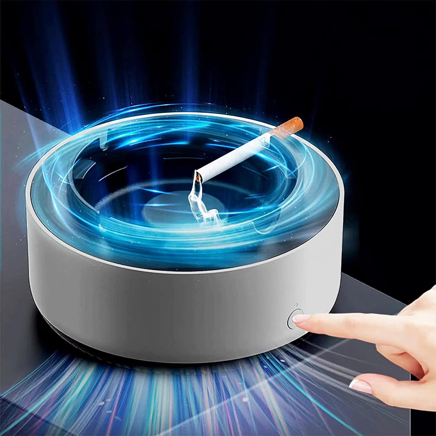 Moktan Sabai Smokeless Ashtray Air Purifier Smoke Filter Ashtray with Odor Removal