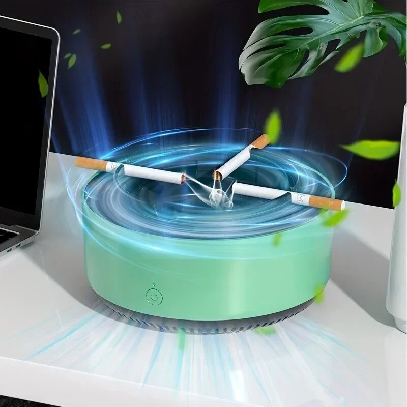 Moktan Sabai Smokeless Ashtray Air Purifier Smoke Filter Ashtray with Odor Removal